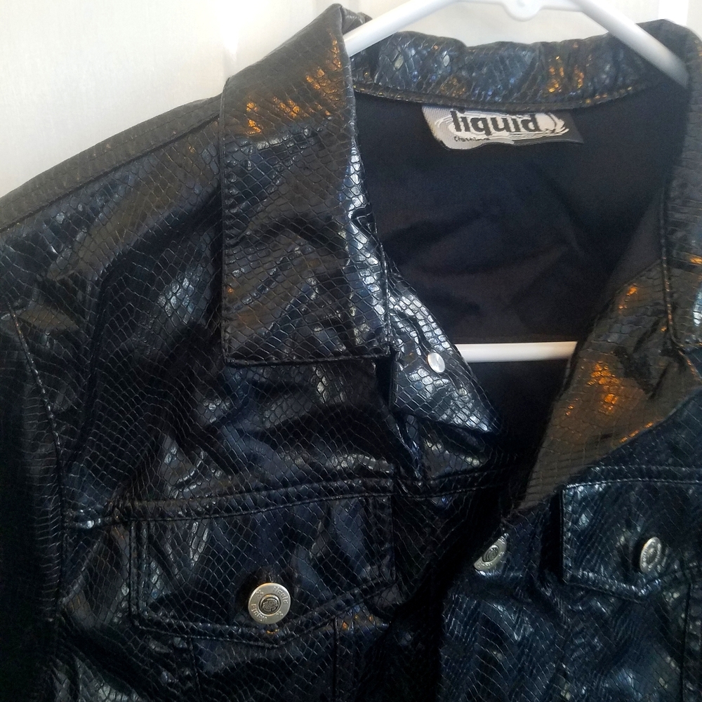 Faux Snake Skin Vintage Halloween Jacket
